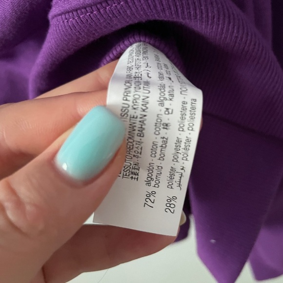 NWT basic Ribbed Sweatshirt 10 - Picture 6 of 9